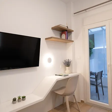 Appartement Honey Oak & Cream Patio By Nest Thessaloniki