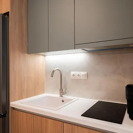 Appartement Honey Oak & Cream Patio By Nest